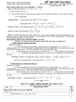 de-dap an Thi thu DH lan 3