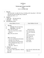 Giáo án - Tuần 31- Lớp 1( CKTKN)