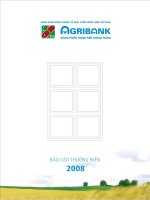 Báo cáo thường niên agribank 2008 ngân hàng nông nghiệp và phát triển nông thôn việt nam