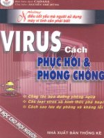 virus - cách phục hồi và phòng chống