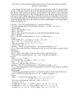 Đề thi thử hkii và on thi TNTHPT