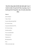 Cấp Giấy chứng nhận đủ điều kiện hành nghề y học cổ truyền tư nhân (Trung tâm kế thừa, ứng dụng y học cổ truyền gọi tắt là Trung tâm y học cổ truyền) chuyển địa điểm. pdf