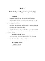 Giáo án Công nghệ lớp 9 - TH thay ruột dây phanh, má phanh ( Tiếp ) ppsx