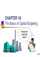 Slide Financial Management - Chapter 10 pps