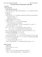 các bài toán về hàm số và đồ thị ôn thi vào lớp 10