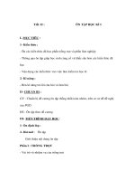 Giáo án công nghệ lớp 7 - ÔN TẬP HỌC KÌ I pdf