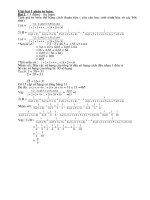 BÀI GIẢI 1 TỰ LUẬN TOÁN HSG TỈNH NAM ĐỊNH LỚP 5