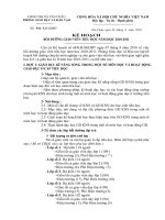 Kế hoạch bồi dưỡng giáo viên tiểu học pps