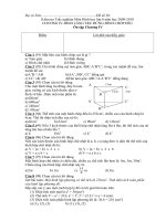 De KT Trac nghiem HH 8.38-On tap Chuong IV