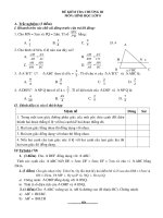 Đề + ĐA  KT chương 3 hình 8 (đề 2)