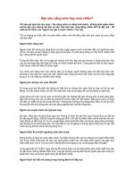 Bạn yêu nắng sớm hay mưa chiều potx