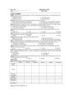 KT- chương 1 và 2 - hoá 12 NC