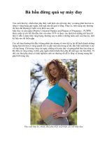 Bà bầu đừng quá sợ mày đay pot