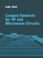 lumped elements for rf and microwave circuits