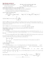 Đề thi Đại học Toán 2010 số 13