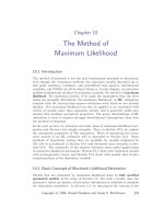 Econometric theory and methods, Russell Davidson - Chapter 10 pps