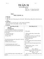 tuần 31 giáo án lớp 4