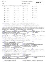 kiểm tra 1 tiết 12C số 3