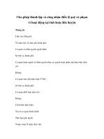 Cho phép thành lập và công nhận điều lệ quỹ có phạm vi hoạt động tại tỉnh hoặc liên huyện pot