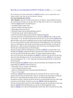 Bạn biết gì về mô hình phân tích SWOT? pptx