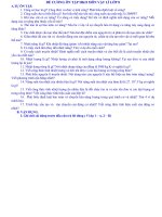 Đề cương ôn tập Vật lý Lớp 8 HK II