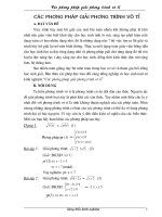 giai phuong trinh vô ti