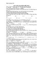 TRẮC NGHIỆM DAO ĐỘNG ĐIỀU HOÀ doc