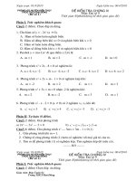 Đề kiểm tra chương IV đại 9 (6 đề)