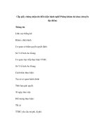 Cấp giấy chứng nhận đủ điều kiện hành nghề Phòng khám đa khoa (chuyển địa điểm) ppt