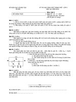 HSG Vật lí 9 Hà Nội 2010