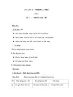 Giáo án sinh 9 - CHƯƠNG II: NHIỂM SẮT THỂ - Bài 8 : NHIỂM SẮT THỂ docx