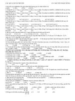 bài tập sinh về các qui luật di truyền