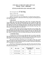 Kế hoạch bồi dưỡng học sinh giỏi môn Địa lý