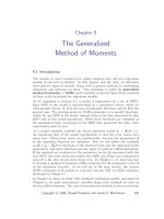 Econometric theory and methods, Russell Davidson - Chapter 9 potx