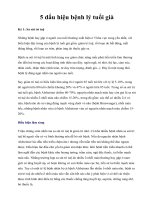 5 dấu hiệu bệnh lý tuổi già pot