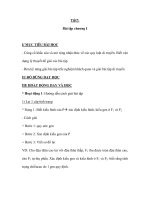 Sinh học 9 - Tiết7: Bài tập chương I ppt