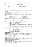 De kiem tra hoa 9 dau ky II (A)