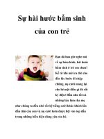 Sự hài hước bẩm sinh của con trẻ doc