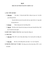 Giáo án Sinh 11 (NC) - MỘT SỐ TẬP TÍNH Ở NGƯỜI VÀ ĐỘNG VẬT pot