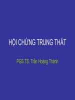 HỘI CHỨNG TRUNG THẤT pps