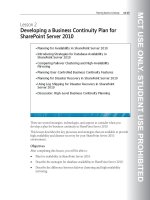 Designing a Microsoft SharePoint 2010 Infrastructure Vol 2 part 27 docx