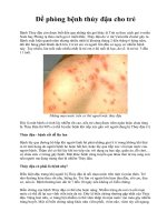 Đề phòng bệnh thủy đậu cho trẻ pps