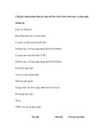 Cấp giấy chứng nhận đăng ký thay đổi tên của tổ Cấp giấy chứng nhận đăng ký thay đổi tên của tổ chức khoa học và công nghệ chức khoa học và công doc