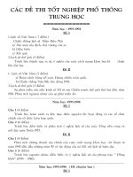 Các đề thi tốt nghiệp THPT (1993-2008)