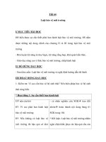 Sinh học 9 - Tiết 64: Luật bảo vệ môi trường pdf