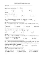 Bộ câu hỏi luyện thi Rung chuông vàng lớp 5