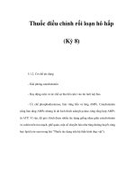 Thuốc điều chỉnh rối loạn hô hấp (Kỳ 8) potx