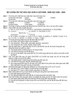 Đề cương ôn thi HK2