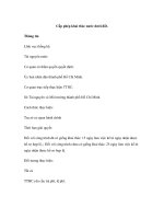 Cấp phép khai thác nước dưới đất. doc