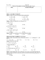De kiem tra Chat luong Toan 8-HK I (so 30)
